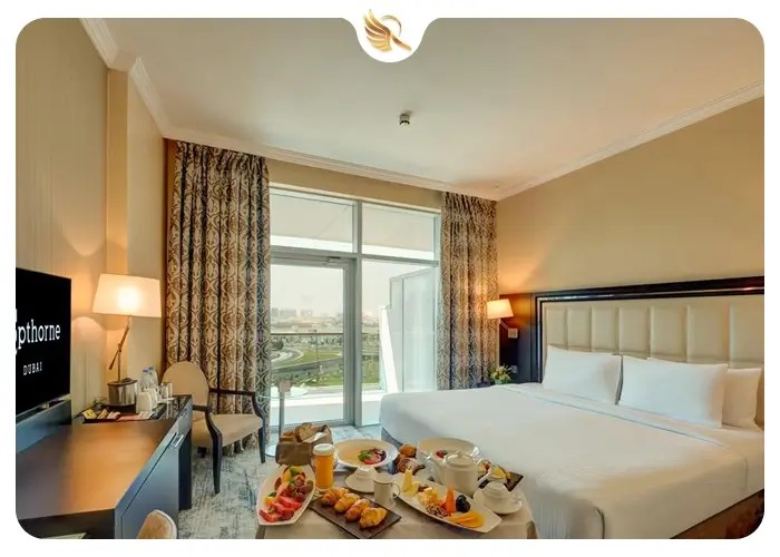پذیرایی هتل های 4 ستاره دبی