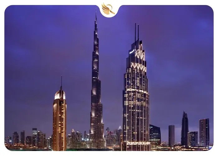 برج بلوار، یکی از زیباترین آسمان خراش های دبی