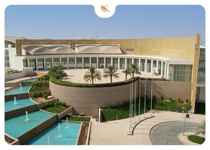 نمای کلی دانشگاه دبی