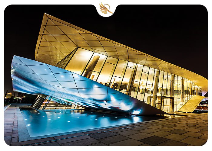 زیبایی و جذابیت معماری موزه اتحاد دبی