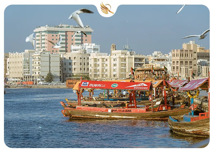 قایق های نهر دبی