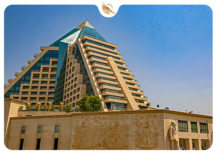 معماری ساختمان وافی مال دبی