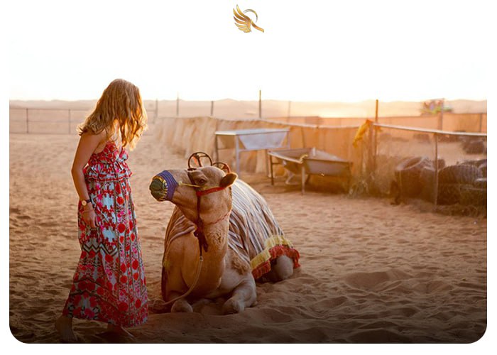 لباس نخی و نازک در سافاری صحرا دبی