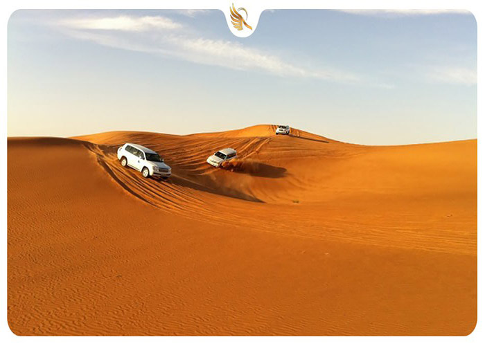 سافاری در صحرای دبی با ماشین های آفرود