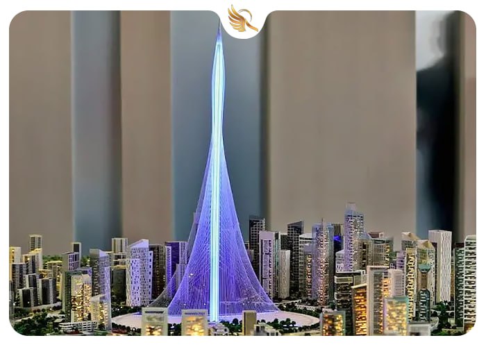 ماکت برج خور طبقه همکف دبی مال