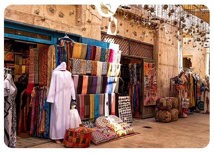 پارچه ها و لباس های محلی بازارچه دبی