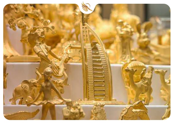 تنوع طلا در بازار دیره دبی