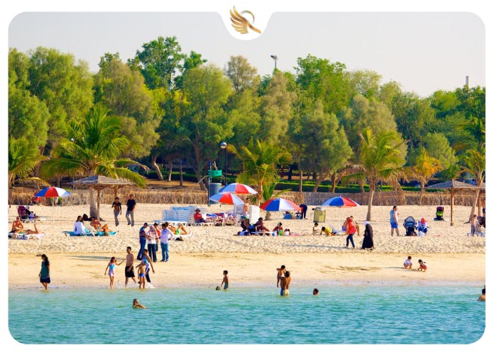 پارک ساحلی الممزر در دیره | Al Mamzar Beach Park