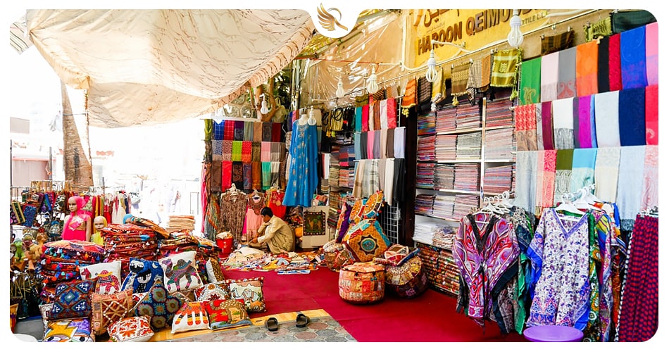 انواع پارچه‌ها در بازار بور دبی