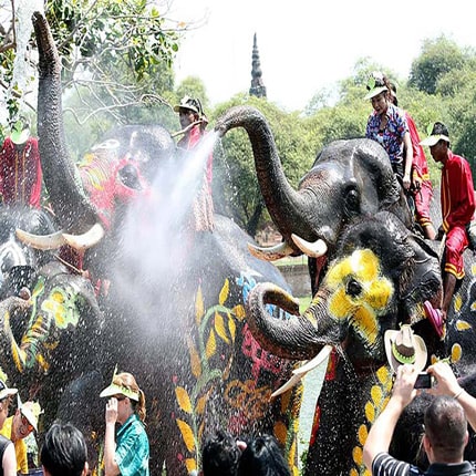 تور تایلند جشن آب باپرواز ماهان
